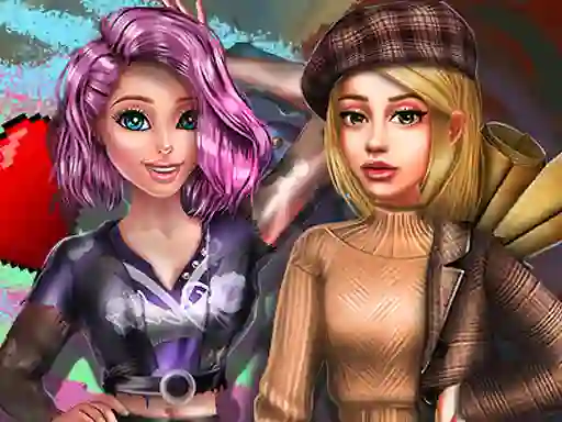 Игра 2022 Dark Academia to Egirl Dress up онлайн