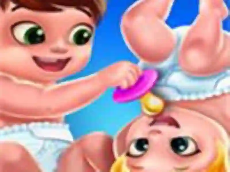 Игра Baby Twins Caring Day онлайн