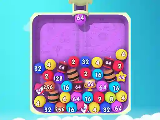 Игра Bubble Merge 2048 онлайн
