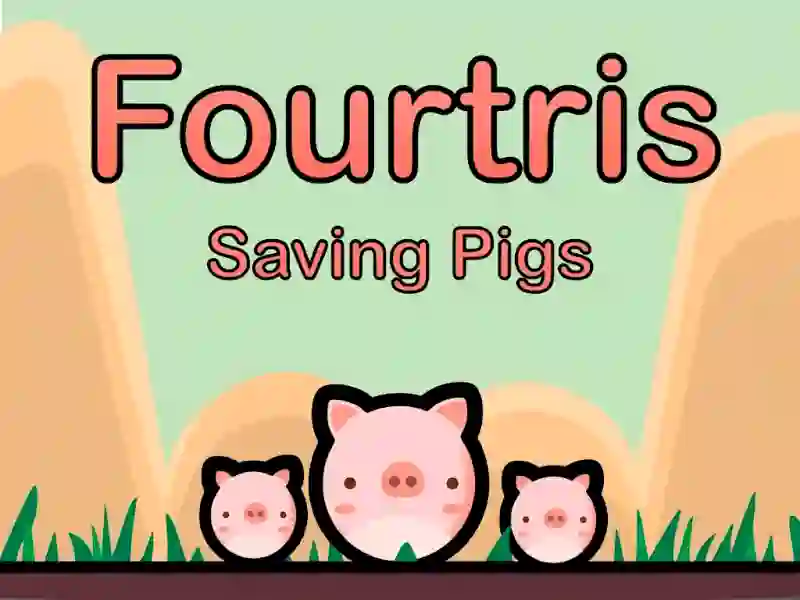 Игра Fourtris Saving Pigs онлайн
