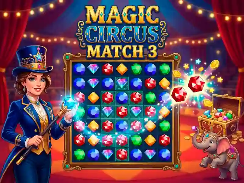 Игра Magic Circus Match 3 онлайн