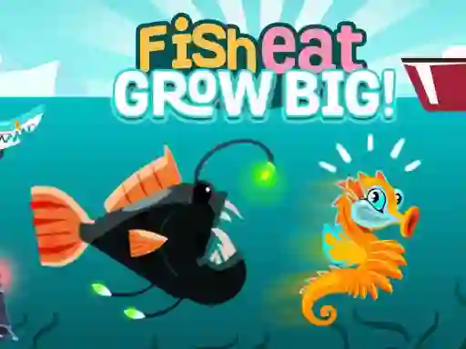 Игра Fish eat Grow big! онлайн