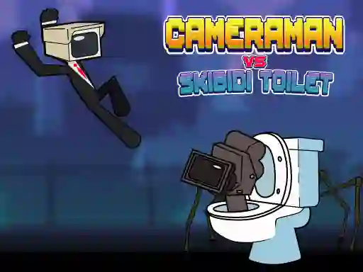 Игра Cameraman vs Skibidi Toilet онлайн