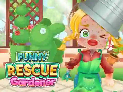 Игра Funny Rescue Gardener онлайн