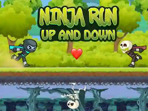 Игра Ninja Run Up And Down онлайн