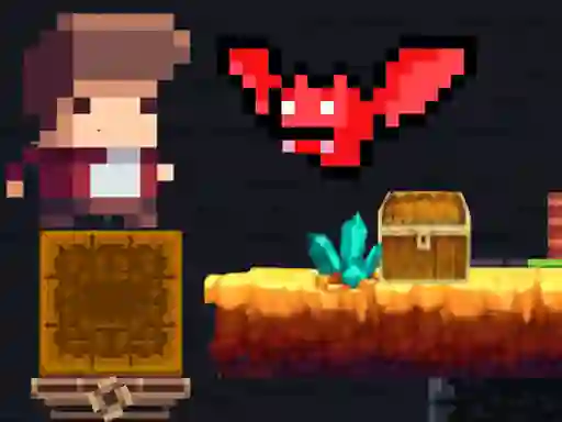 Игра Tiny Man and Red Bat онлайн