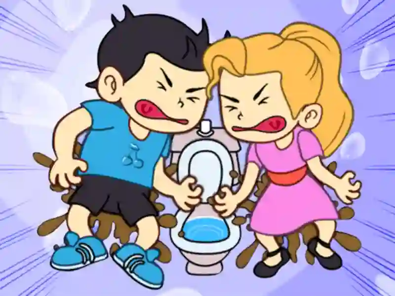 Игра Toilet Rush Race: Draw Puzzle онлайн