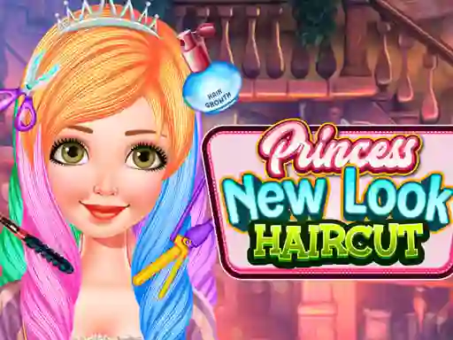 Игра Princess New Look Haircut онлайн
