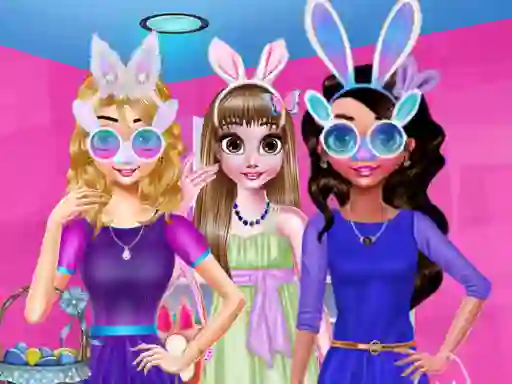 Игра Funny Easter Girls онлайн