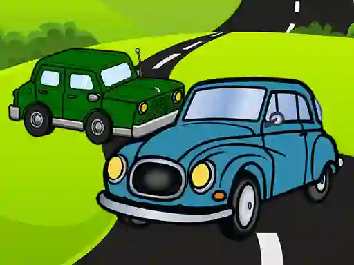 Игра Cartoon Car Jigsaw онлайн