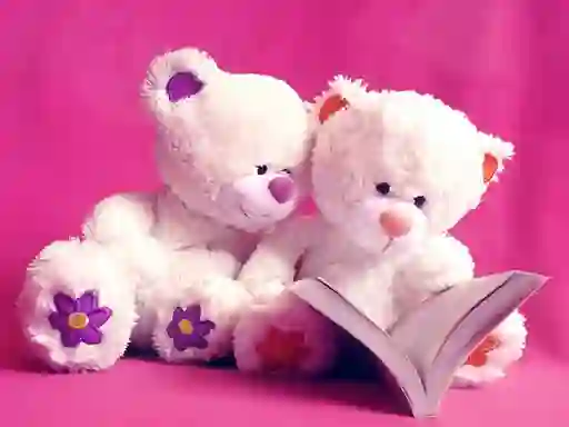 Игра Cute Teddy Bears Slide онлайн