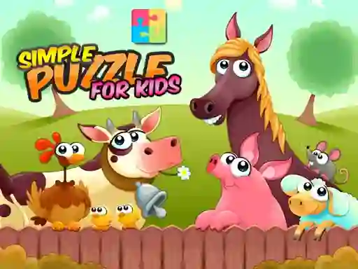 Игра Simple Puzzle For Kids онлайн