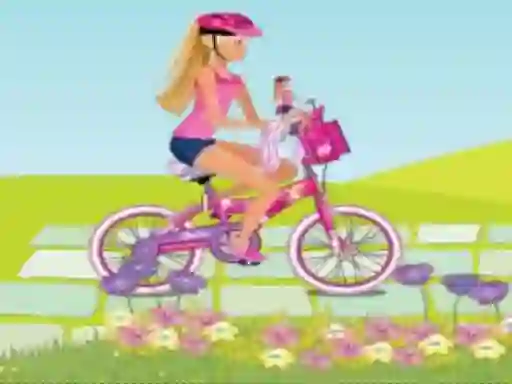 Игра BARBIE RIDES A BIKE онлайн