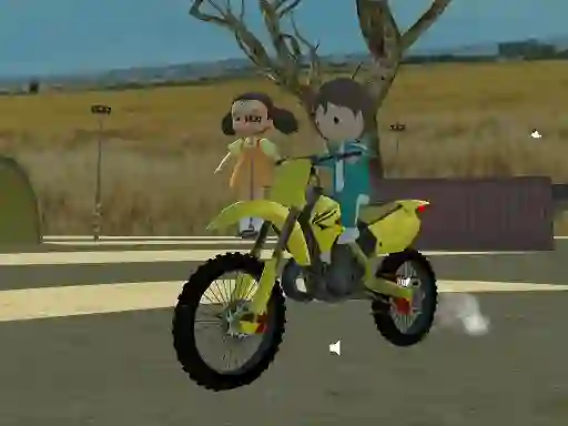 Игра MSK Squid Game Motorcycle Stunts онлайн