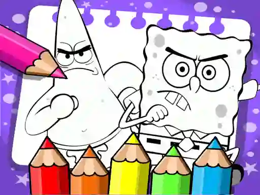 Игра Sponge Bob Coloring Book онлайн