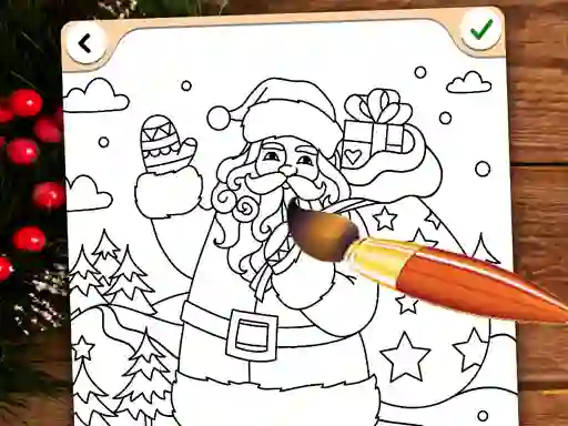 Игра Christmas Coloring Game онлайн