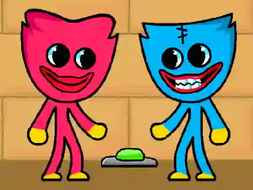 Игра Kissy Missy and Huggy Wuggy онлайн