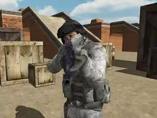 Игра Counter City Strike Commando Action онлайн