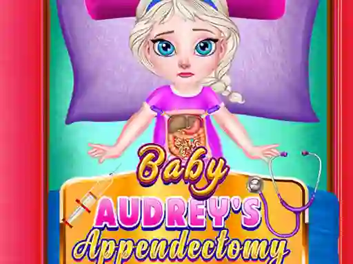 Игра Baby Audrey Appendectomy онлайн
