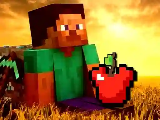 Игра Mineblox Apple Shooter онлайн