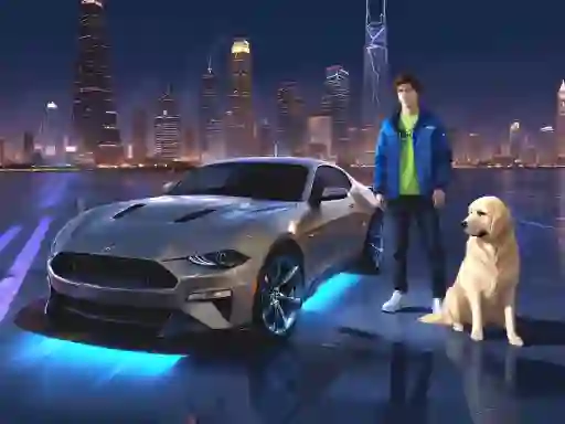 Игра Mustang City Driver онлайн