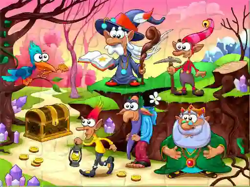 Игра Fantasy Jigsaw Deluxe онлайн