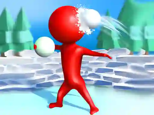 Игра StickMan Snow Fight онлайн