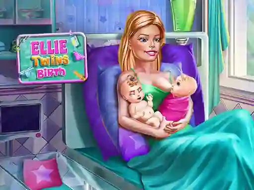 Игра Ellie Twins Birth онлайн