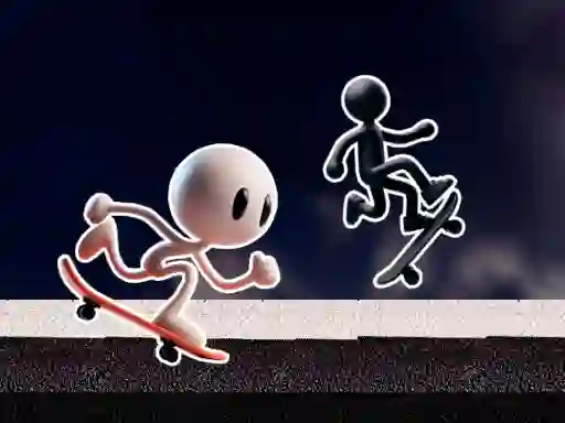 Игра Black and White Stickman онлайн
