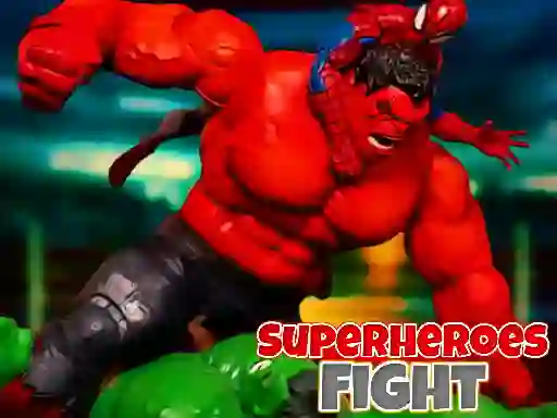 Игра Superheroes Fight онлайн