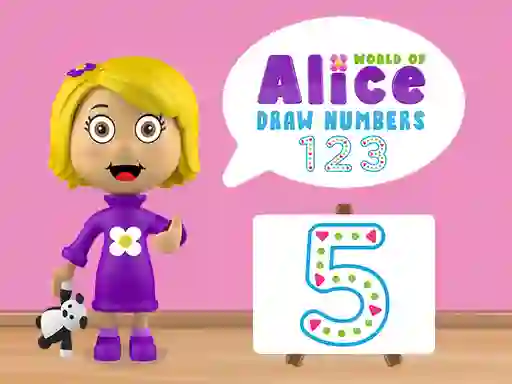 Игра World of Alice Draw Numbers онлайн