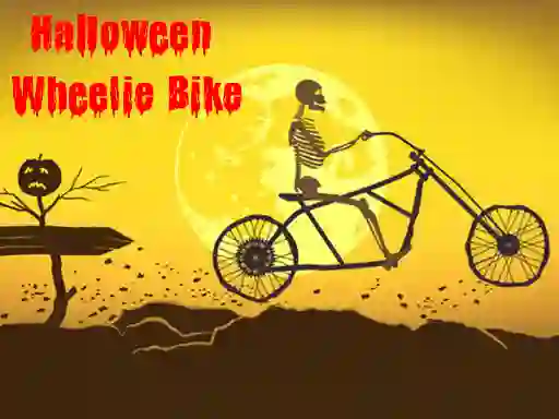 Игра Halloween Wheelie Bike онлайн