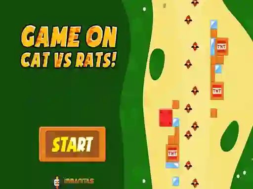 Игра Game On Cat vs Rats! онлайн