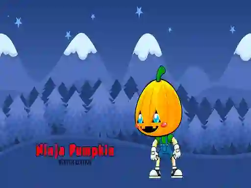 Игра Ninja Pumpkin Winter Edition онлайн