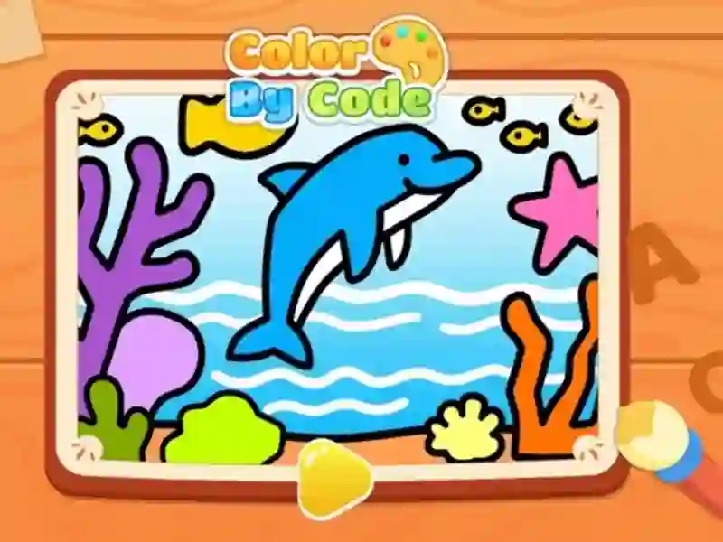 Игра Color By Code: Dolphin онлайн