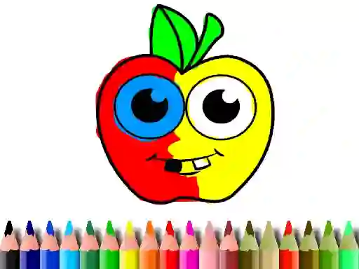 Игра Back To School: Apple Coloring Book онлайн