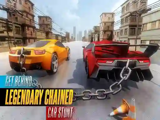 Игра Chained Car Stunts Race Mega Ramp онлайн