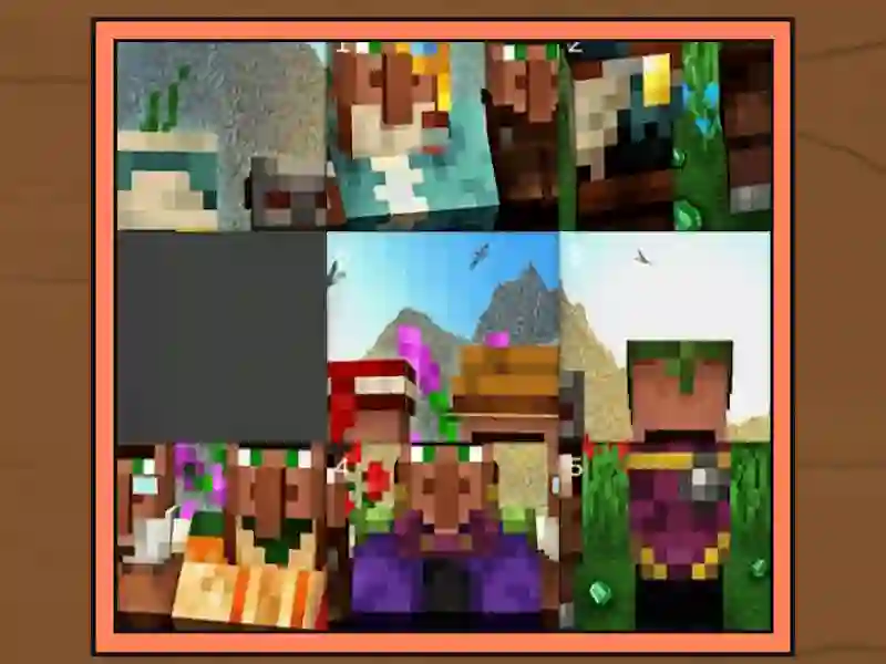 Игра Puzzle Minecraft онлайн