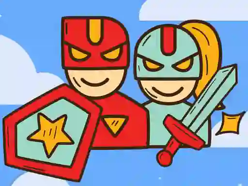 Игра Super Warrior Match 3 онлайн