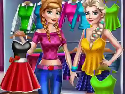 Игра Princesses Casual Outfits онлайн