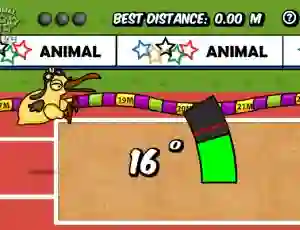 Игра Animal Olympics Triple Jump онлайн