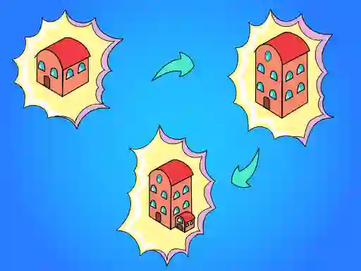 Игра Idle Merge City онлайн
