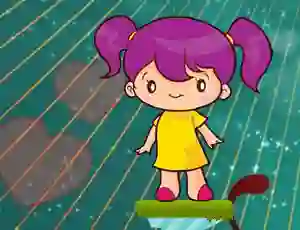 Игра Valentine Girl Jumping онлайн