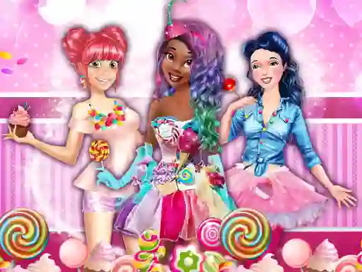 Игра Sweet Party With Princesses онлайн
