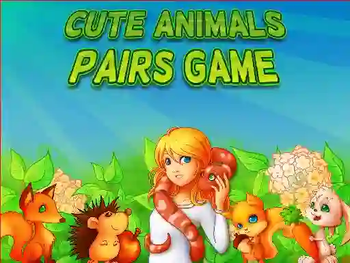 Игра Cute Animals Pairs Game онлайн