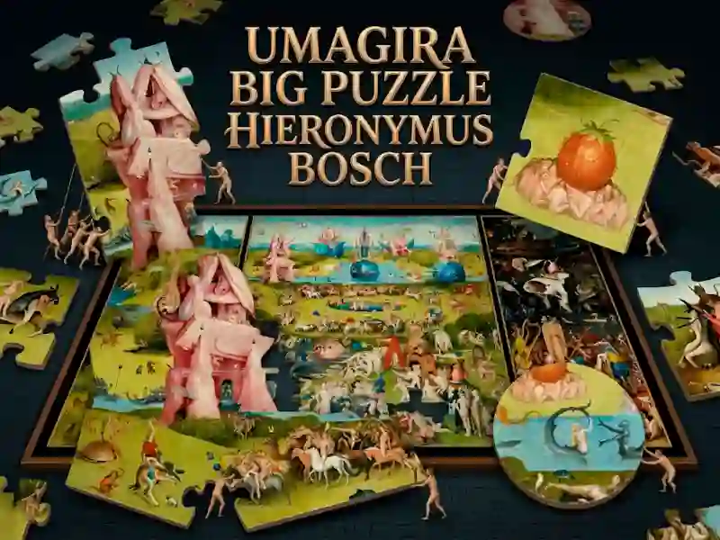 Игра Umaigra big Puzzle Hieronymus Bosch онлайн