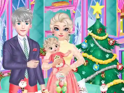 Игра Frozen Family Christmas Preparation онлайн