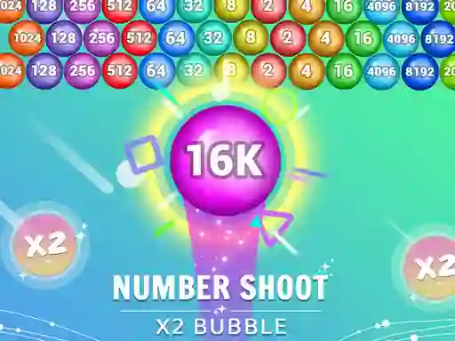 Игра Number Shoot x 2 bubble онлайн