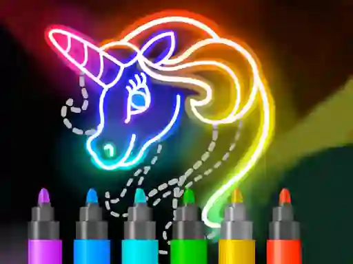 Игра Learn to Draw Glow Cartoon онлайн