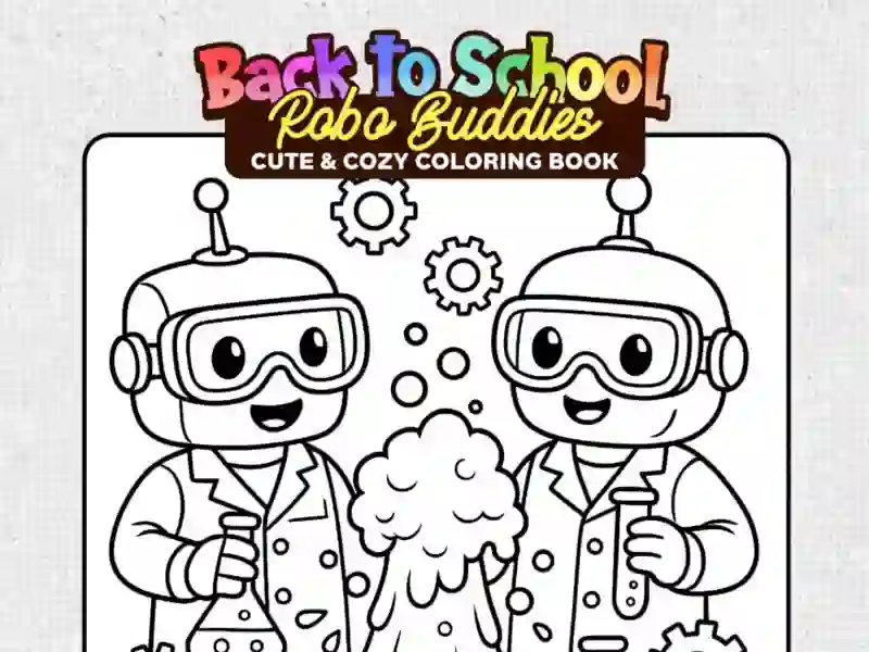 Игра Back to School: Robot Coloring Book онлайн
